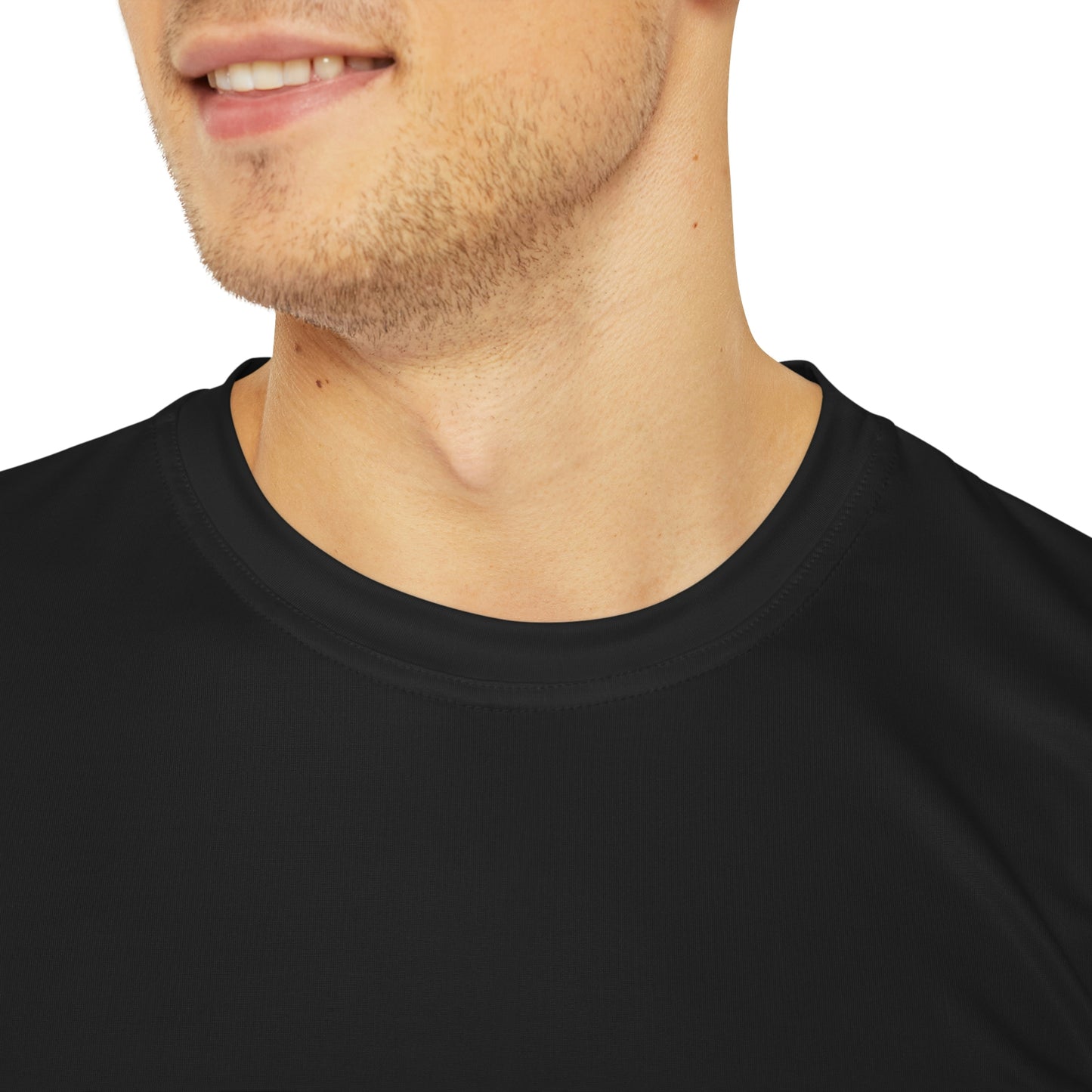 Premium Front & Back Men's Polyester Tee - Luke 17:21 + Kingdom Is Yours