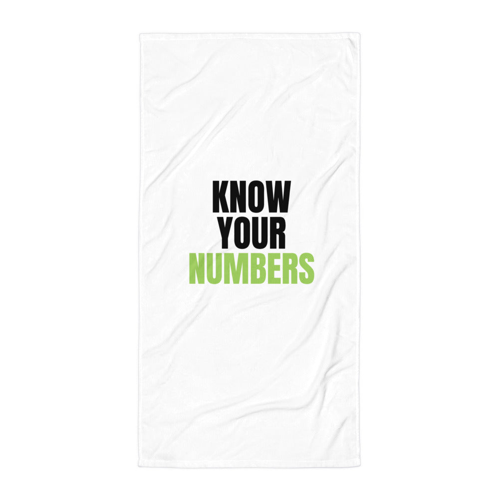 Know Your Numbers - Beach Towel
