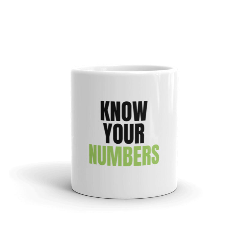 Know Your Numbers - White Coffee Mug